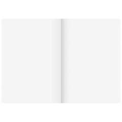 Notizbuch Premium FACT!plus Kladde | A5, punktiert, Gummizugverschluss, schwarz