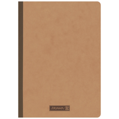 Notizbuch Premium FACT!plus Kladde | A5, unliniert, braun