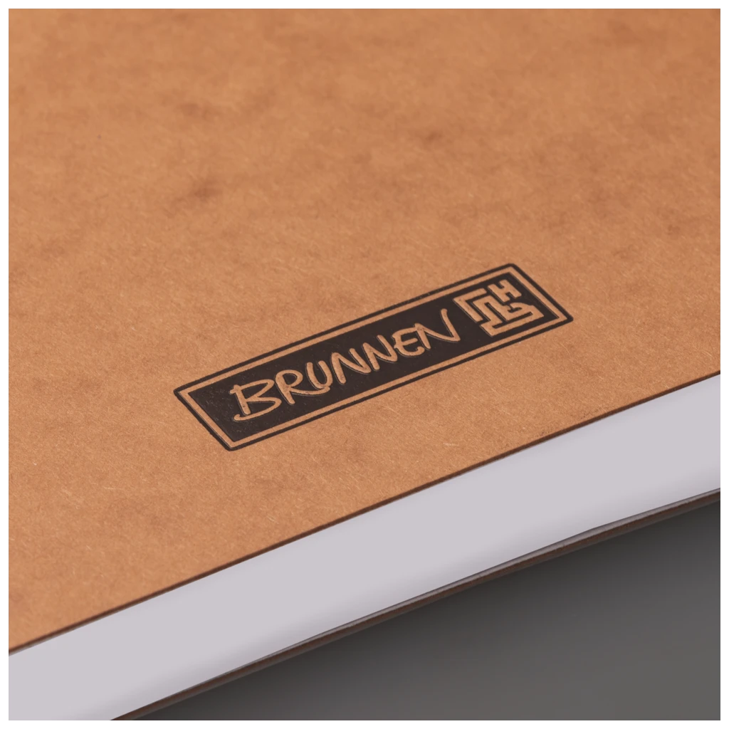 Notizbuch Premium FACT!plus Kladde | A5, unliniert, braun