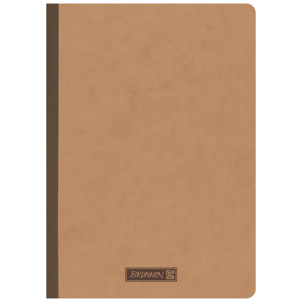 Notizbuch Premium FACT!plus Kladde | A5, kariert, braun