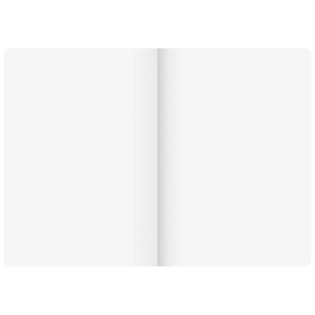 Notizbuch Premium ZENart Kladde | A5, punktiert, sortiert