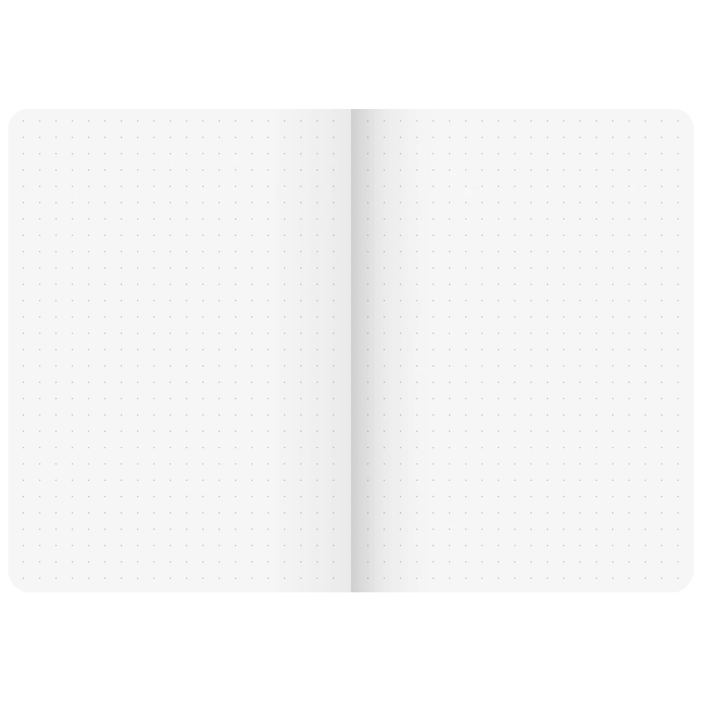 Notizbuch Premium FACT!plus Kladde | A6, punktiert, braun
