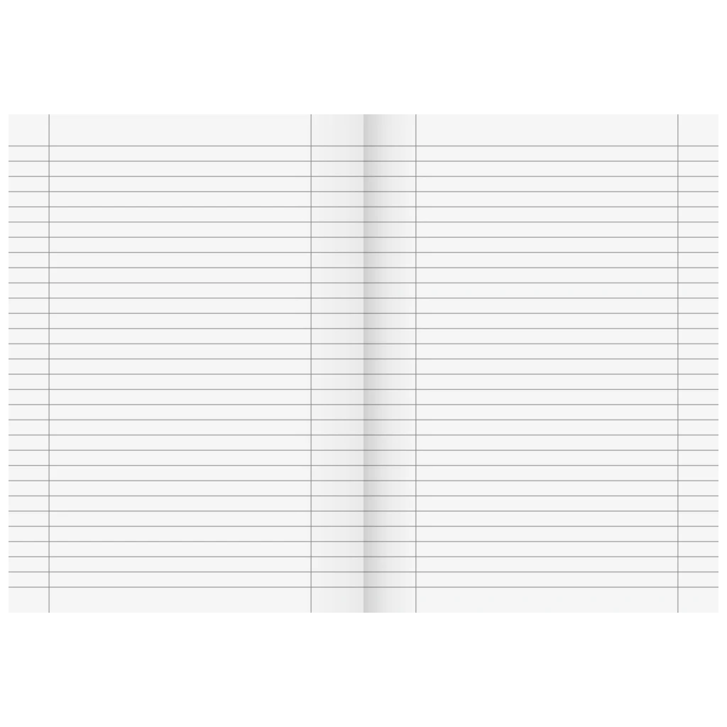 Schulheft | A4, Lineatur 27, 32 Blatt, mehrfarbig