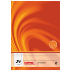 Schulheft Premium Vivendi | A4, Lineatur 29, 16 Blatt, orange