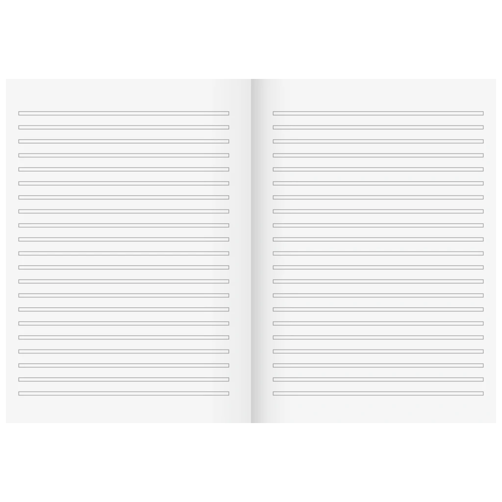 Schulheft | A4, Lineatur 3, 16 Blatt, mehrfarbig