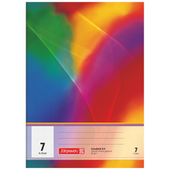 Schulheft | A4, Lineatur 7, 16 Blatt, mehrfarbig