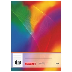 Schulhefte | A4, Lineatur dm, 16 Blatt, mehrfarbig, 10 Stück