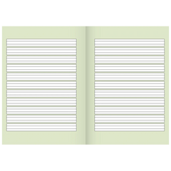 Schulheft | A5, Lineatur 1, 32 Blatt, mehrfarbig