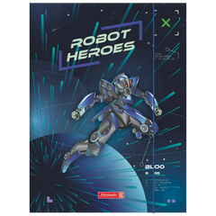 Sammelmappe Robot Heroes für A3 | A3, Füllhöhe: 10 mm, dunkelblau