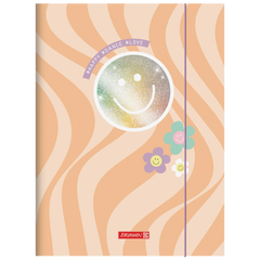 Sammelmappe Happy Hippie für A3 | A3, Füllhöhe: 10 mm, orange
