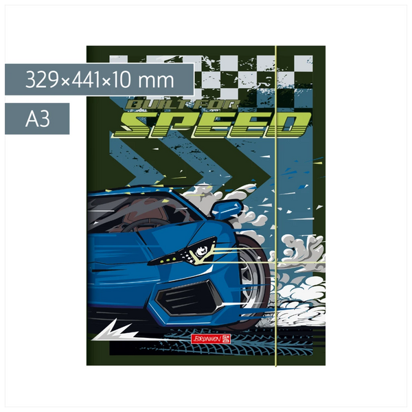 Sammelmappe Fast Wheels für A3 | A3, Füllhöhe: 10 mm