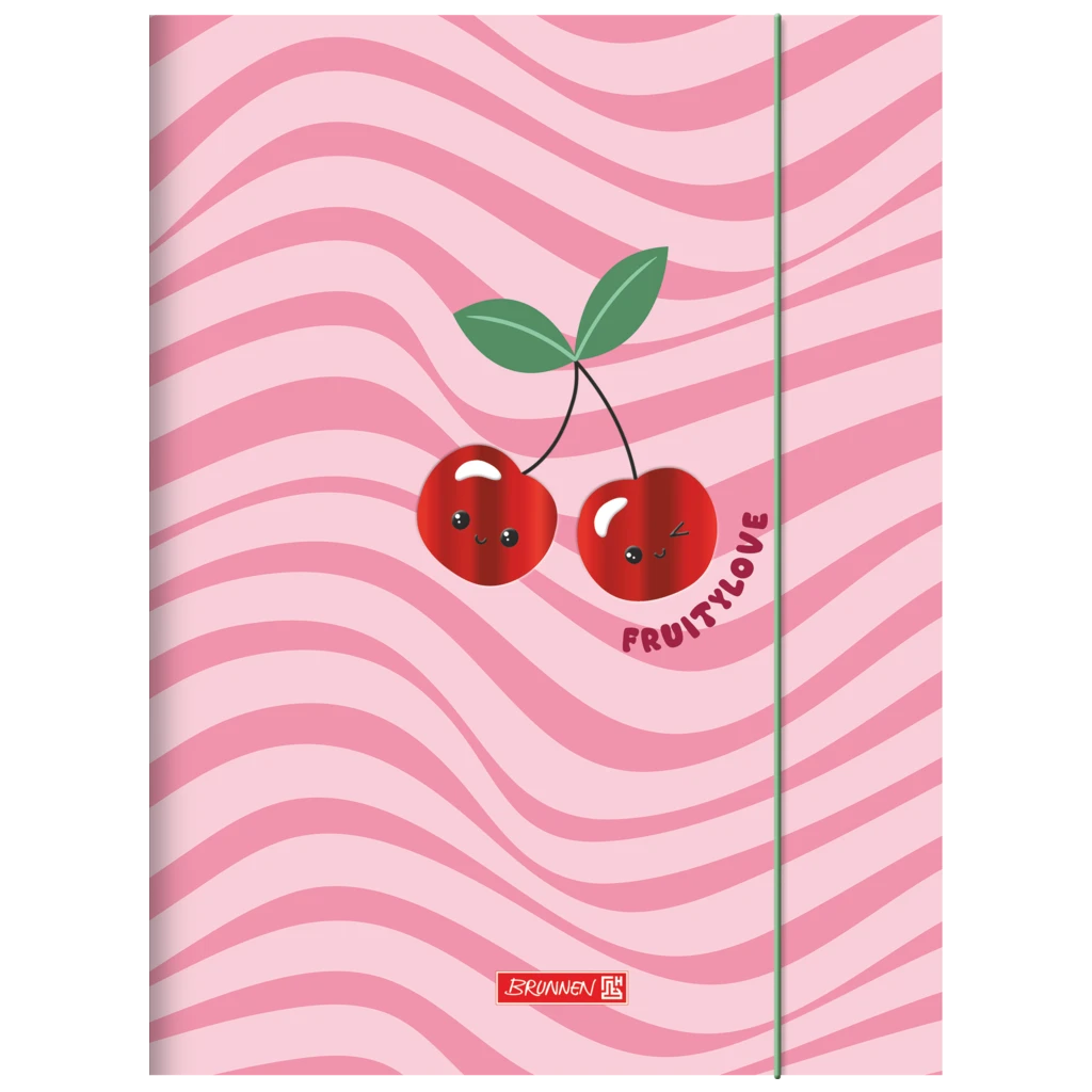 Sammelmappe Fruity Love für A3 | A3, Füllhöhe: 10 mm, rosa/rot