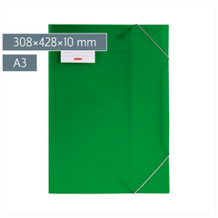 Sammelmappe FACT!pp | A3, Füllhöhe: 10 mm, grün