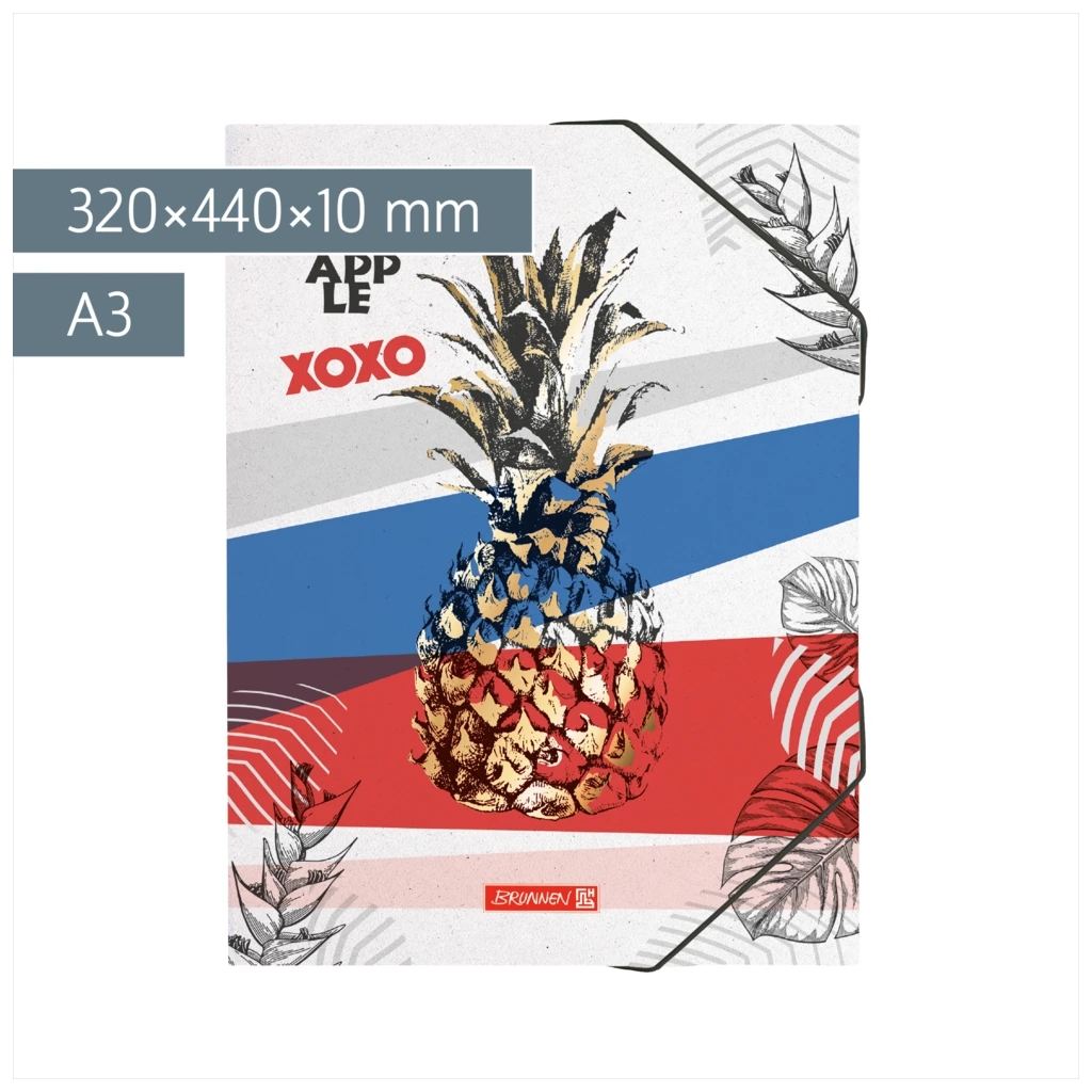 Sammelmappe Pineapple | A3, Füllhöhe: 10 mm