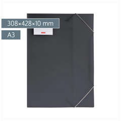 Sammelmappe FACT!pp | A3, Füllhöhe: 10 mm, onyx