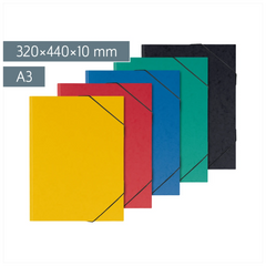 Sammelmappe FACT!plus | A3, Füllhöhe: 10 mm, sortiert