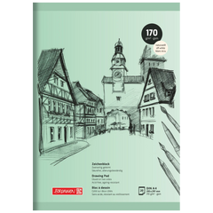 Zeichenblock | A4, 20 Blatt, grün