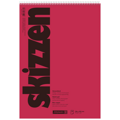 Skizzenblock | A3, 50 Blatt, rot