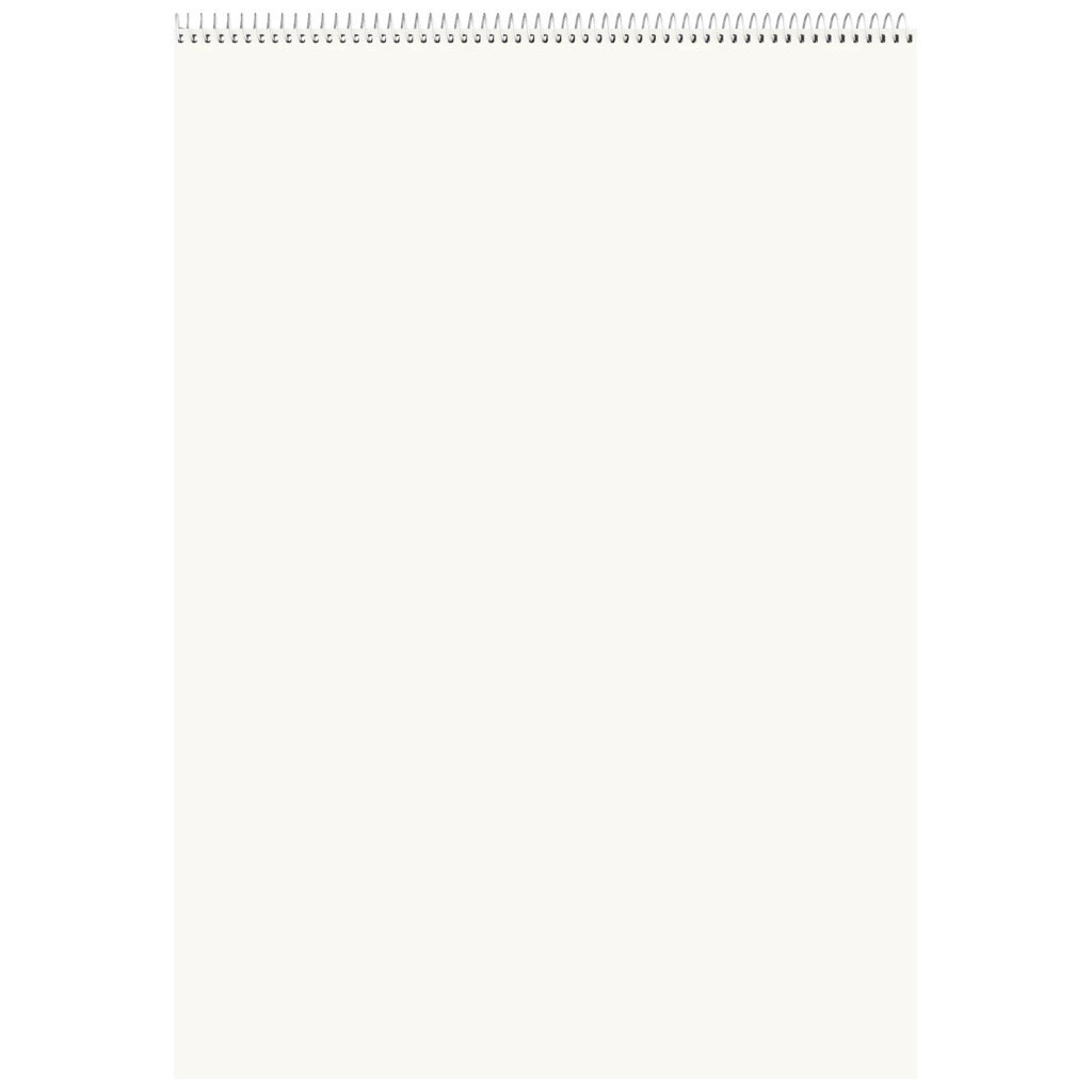 Skizzenblock | 340×480 mm, 50 Blatt, rot