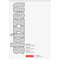 Skizzenblock | A4, 50 Blatt, weiß