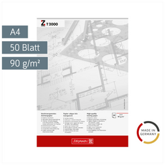 Entwurfblock | A4, 50 Blatt, weiß