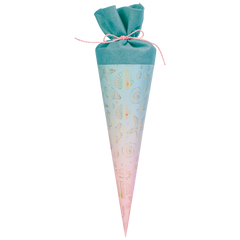 Schultüte Sunny Ocean | gold/mehrfarbig, pastell