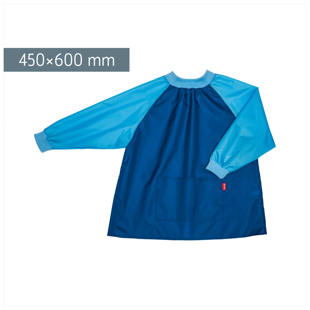 Kinderschürze mit Ärmeln | blau
