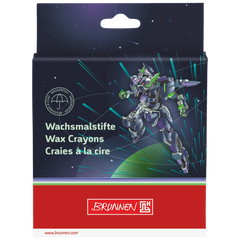 Wachsmalstifte-Set Robot Heroes | 8 Stück