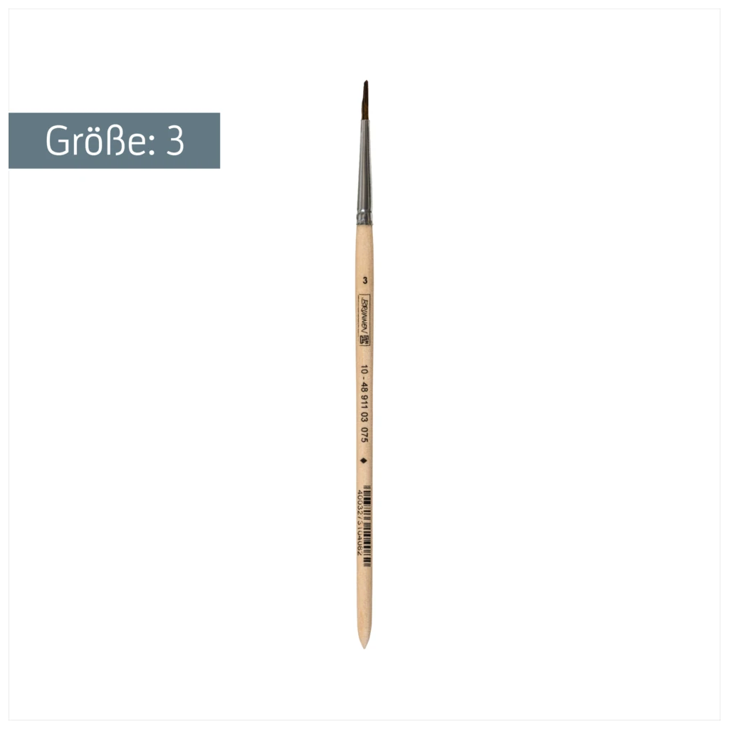 Feinhaarpinsel | Größe: 3