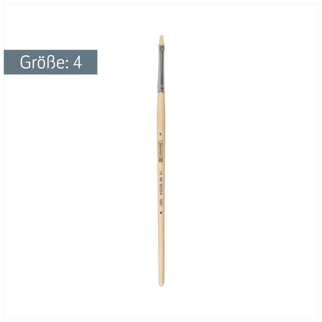 Borstenpinsel | Größe: 4