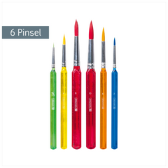 Schulpinsel-Set | 6 Pinsel