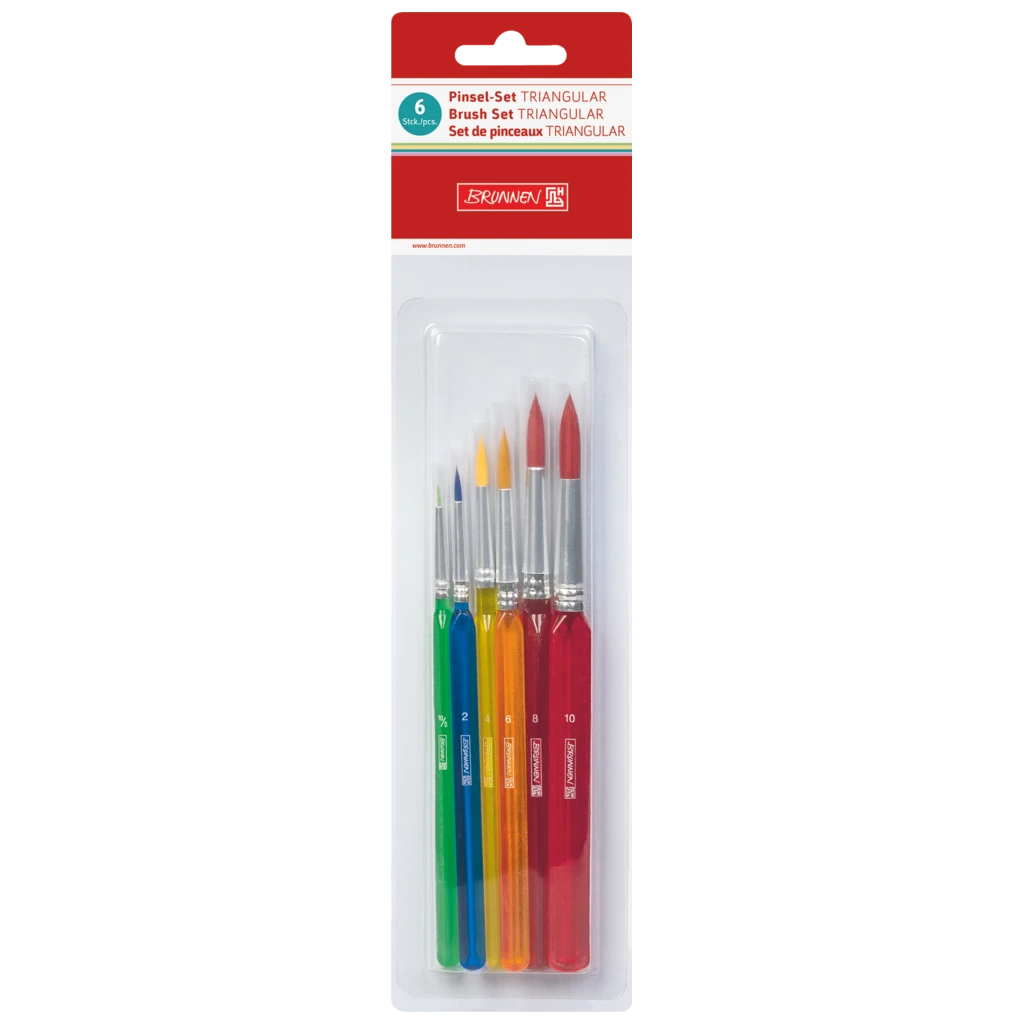 Schulpinsel-Set | 6 Pinsel