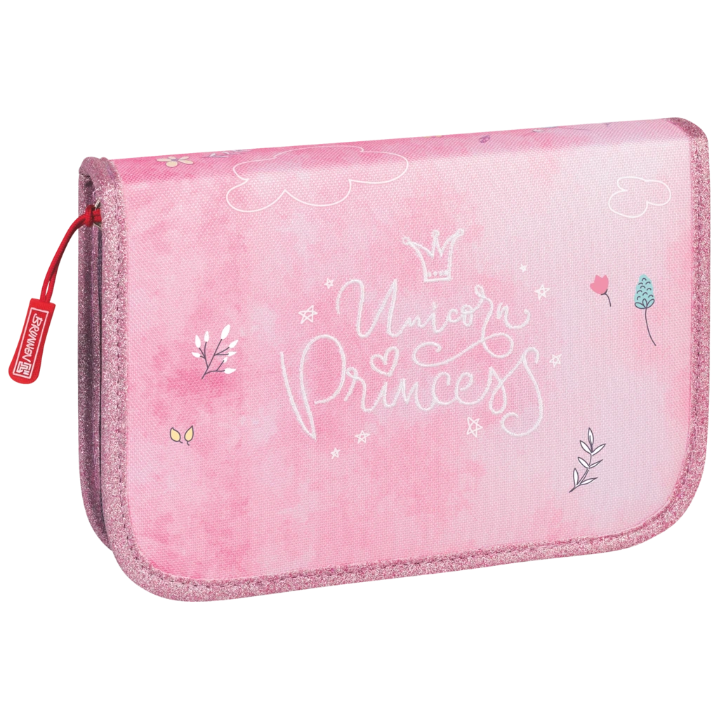 Federmäppchen Unicorn Princess | 2 Klappe(n), rosa