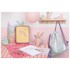 Sportbeutel Magic Rainbow | violett/mehrfarbig