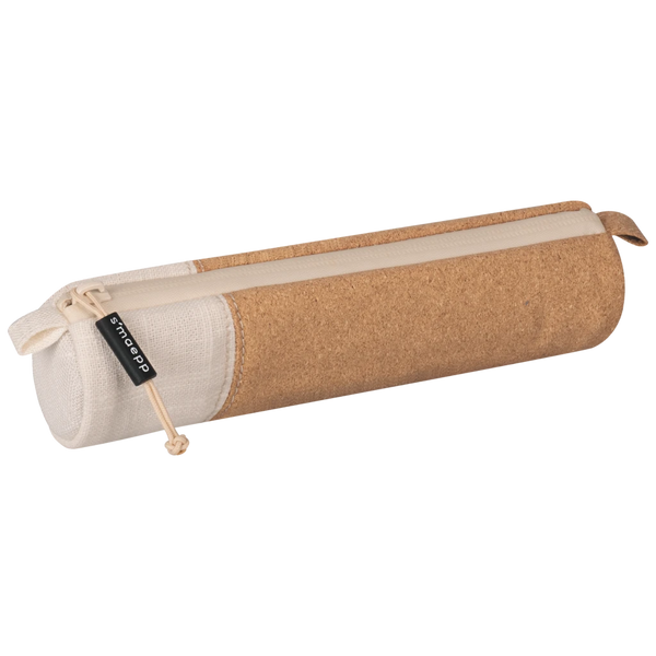 Schlampermäppchen s'maepp S „Cork“ | creme/braun