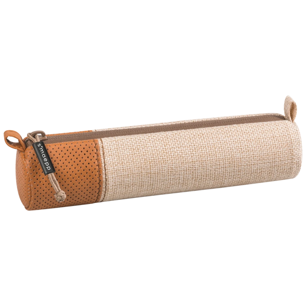 Schlampermäppchen s'maepp S „Perforated“ | beige/braun