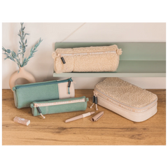 Schlampermäppchen s'maepp M „Plüsch“ | beige