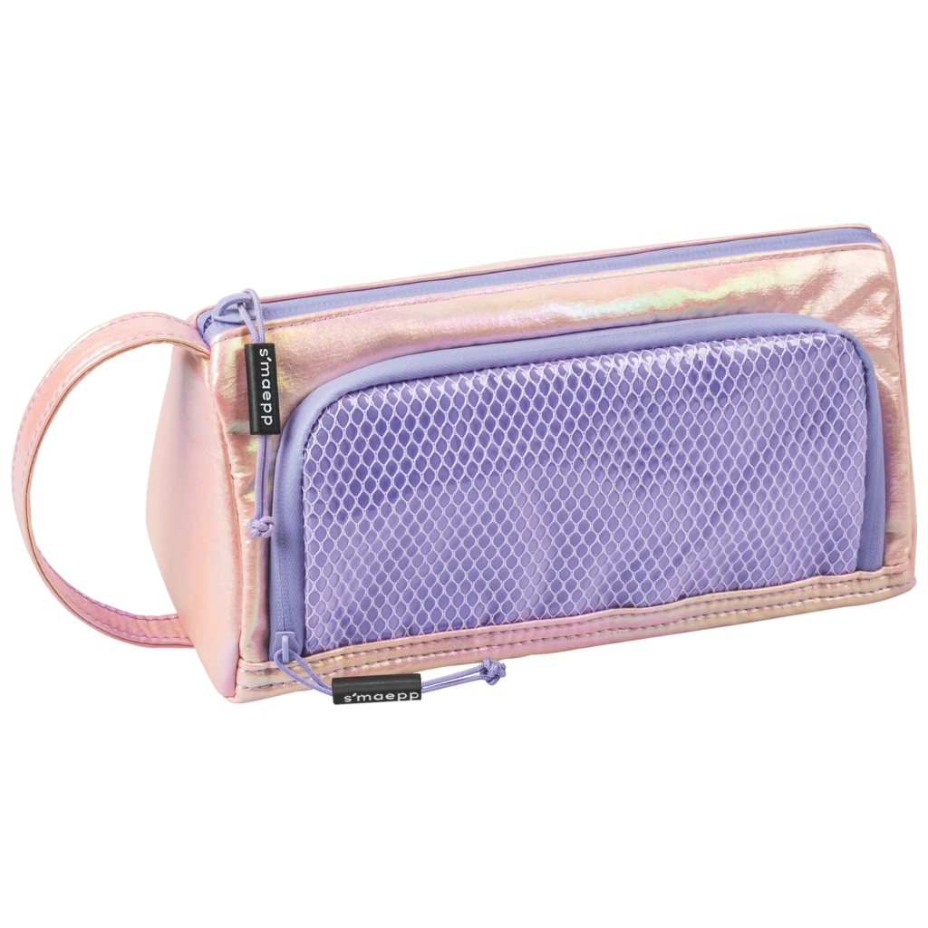 Schlampermäppchen s'maepp L „Rainbow“ | rosa/lila