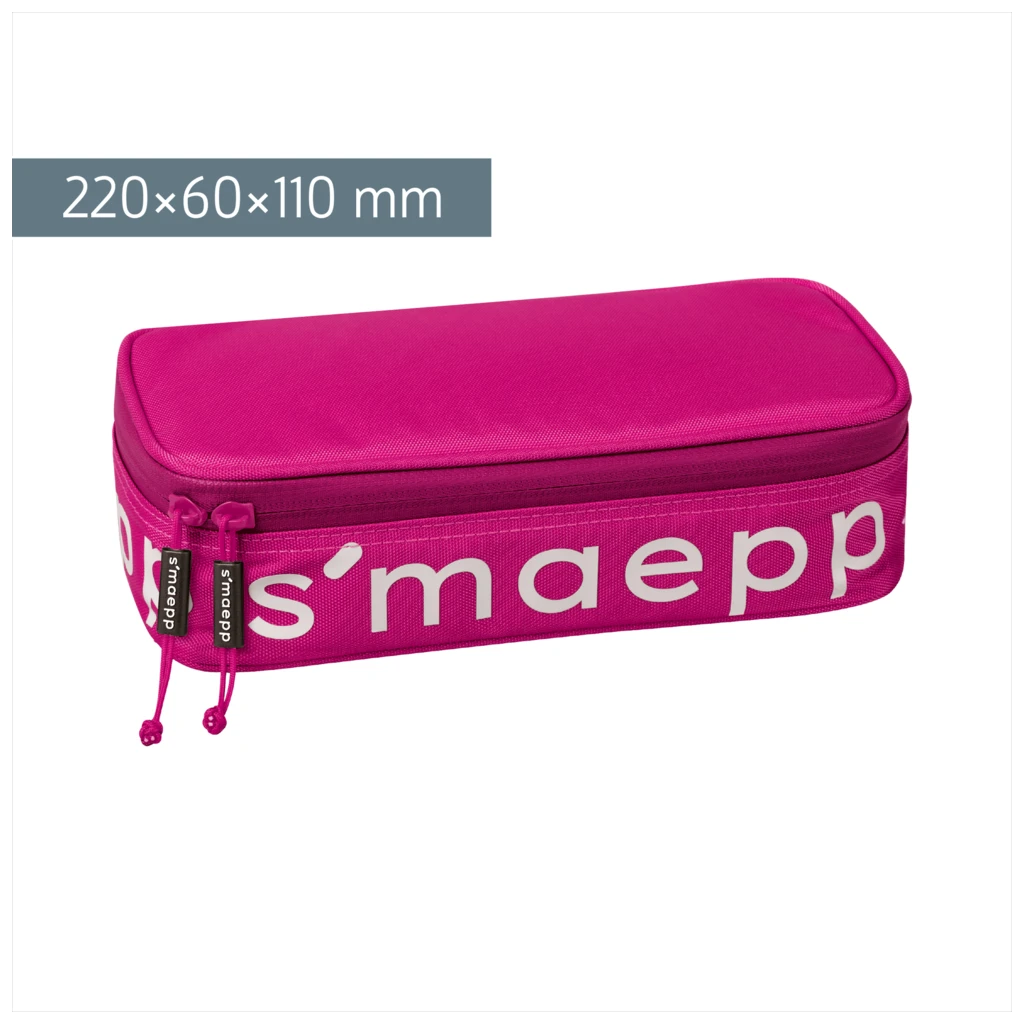 Schlampermäppchen s'maepp XL Colour Code | 1 Klappe(n), pink