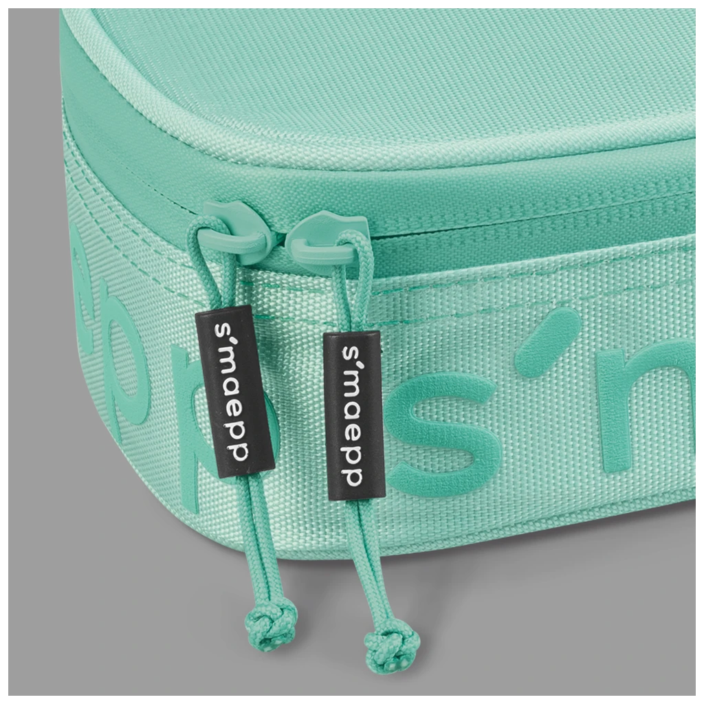 Schlampermäppchen s'maepp XL Colour Code | 1 Klappe(n), mint