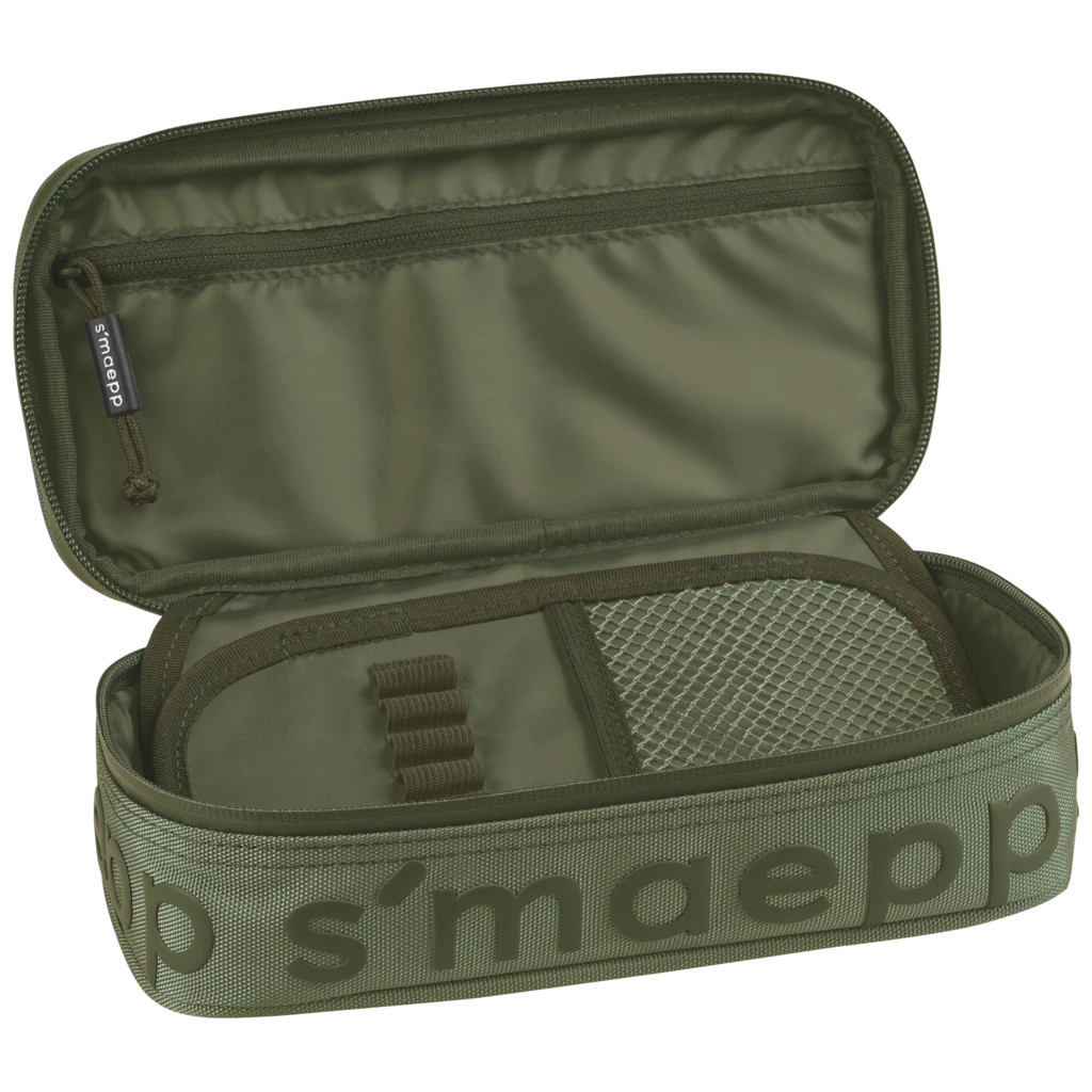 Schlampermäppchen s'maepp XL Colour Code | 1 Klappe(n), olive