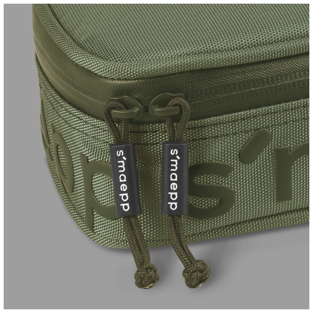 Schlampermäppchen s'maepp XL Colour Code | 1 Klappe(n), olive