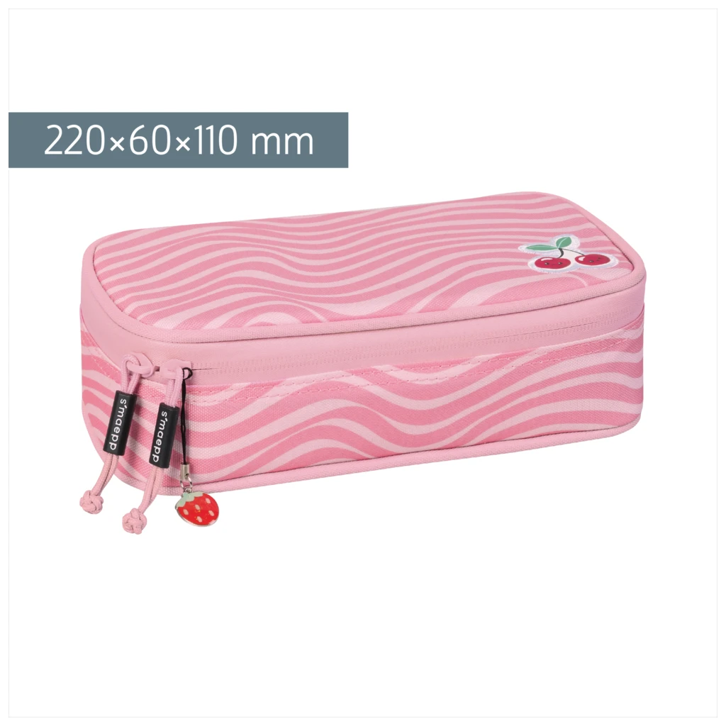 Schlampermäppchen s'maepp XL Fruity Love | 1 Klappe(n), rosa