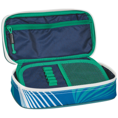 Schlampermäppchen s'maepp XL Sporty Animals | 1 Klappe(n), blau/grün