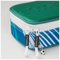 Schlampermäppchen s'maepp XL Sporty Animals | 1 Klappe(n), blau/grün