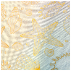 Schlampermäppchen s'maepp XL Sunny Ocean | 1 Klappe(n), gold irisierend/mehrfarbig, pastell