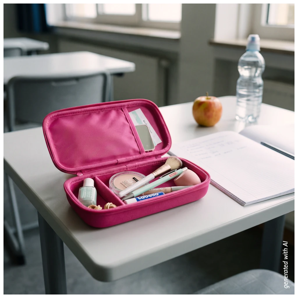 Schlampermäppchen s'maepp XL Hardcase Colour Code | 1 Klappe(n), tulip