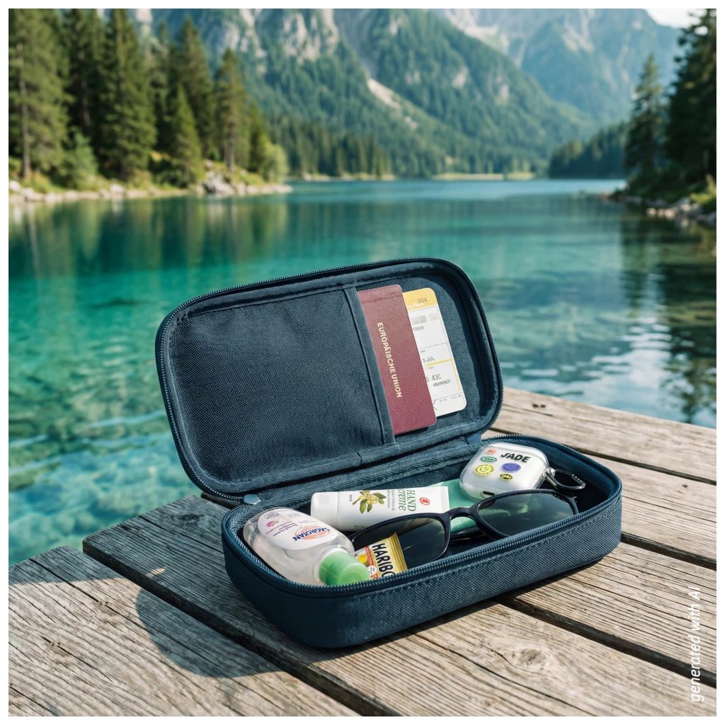 Schlampermäppchen s'maepp XL Hardcase Colour Code | 1 Klappe(n), denim