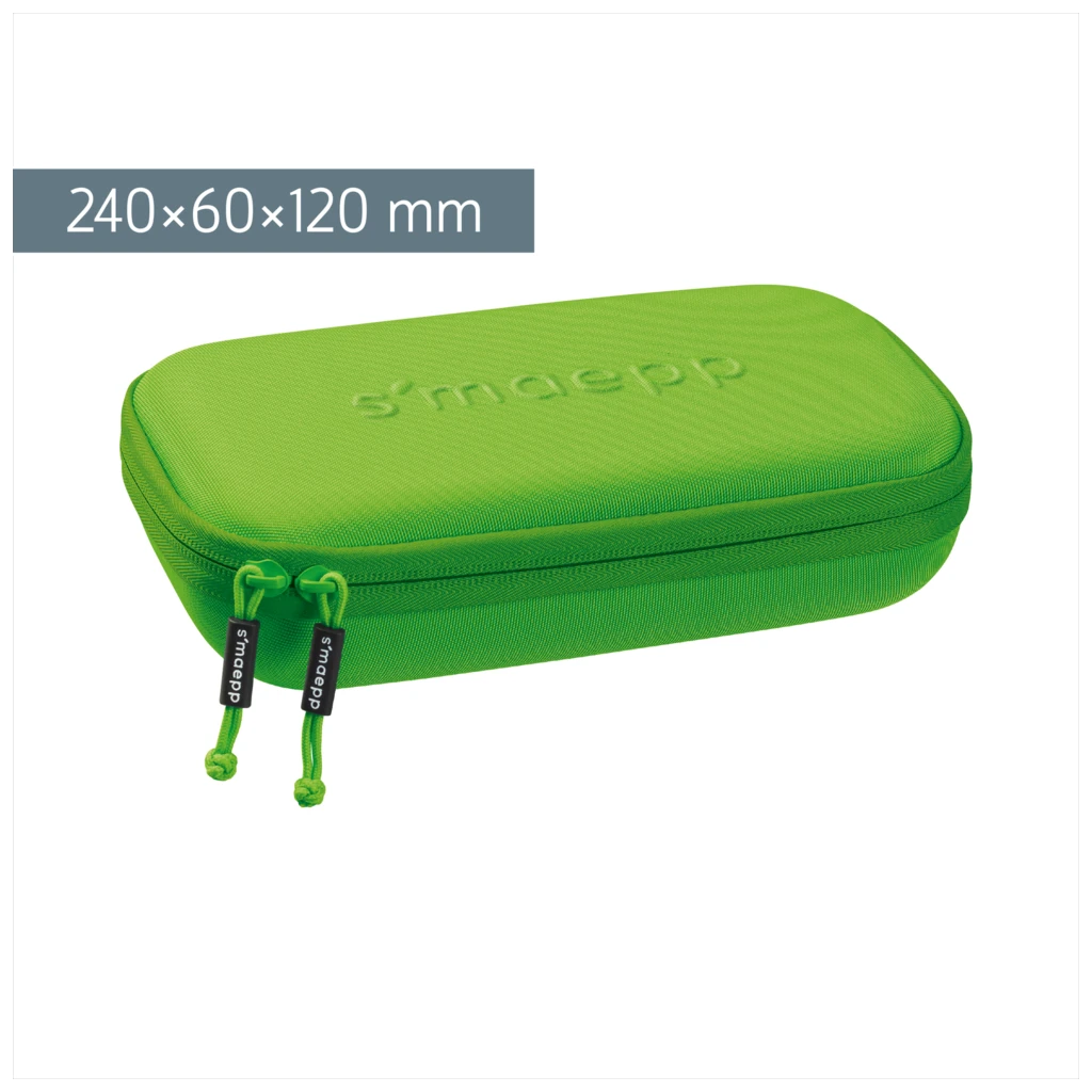 Schlampermäppchen s'maepp XL Hardcase Colour Code | 1 Klappe(n), kiwi