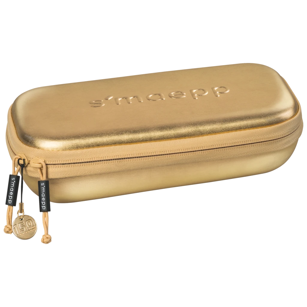 Schlampermäppchen s'maepp XL Hardcase „Gold“ | 1 Klappe(n), gold